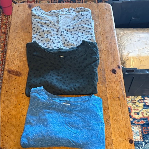 Sonoma Tops - Sonoma Blue Everyday Tee with Speckled Heather